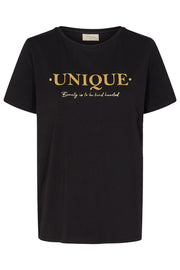 Nola Tee One | Black | T-shirt fra Freequent