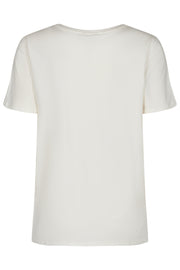 Que Tee | Off White Mix | T-shirt fra Freequent