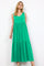 Salome Floor Dress | Grøn | Kjole fra French Laundry