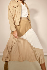 Morella Plisse Skirt | Incense | Nederdel fra Mos Mosh