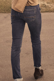 Etta Leather Jeans | Blue | Jeans fra Mos Mosh