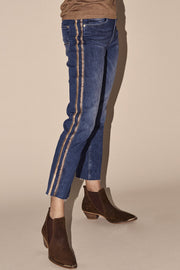 Sunn Stripe Jeans | Blue | Jeans fra Mos Mosh