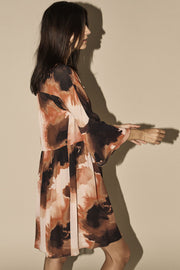 Cirah Blur Dress | Autumn leaf | Kjole fra Mos Mosh