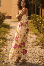 Palm Rose Dress | Ecru | Kjole fra Mos Mosh