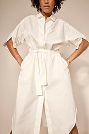 Aslaug Shirt Dress | Offwhite | Kjole fra Mos Mosh