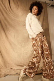 Niki Poppy Pant | Printede bukser fra Mos Mosh