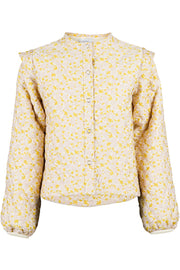 Angela Quilt Jacket | Light Yellow | Quiltet jakke fra Neo Noir