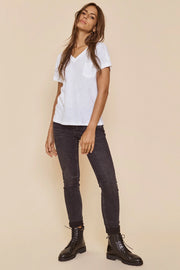 Naomi Shade Washed Jeans | Grey Wash | Jeans fra Mos Mosh