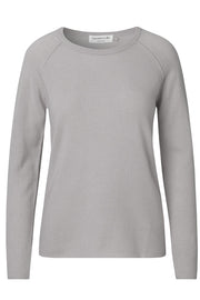 Pullover LS | Light grey melange | Pullover fra Rosemunde
