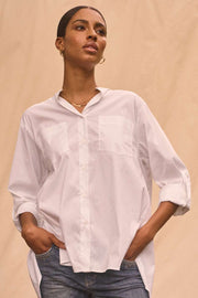 Arleth Shirt | White | Skjorte fra Mos Mosh