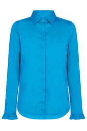 Mattie Flip Shirt | Blue Aster | Skjorte fra Mos Mosh