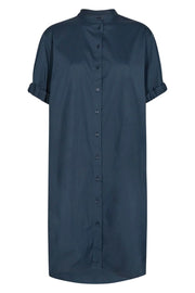 Arleth SS Shirt Dress | Salute Navy | Kjole fra Mos Mosh