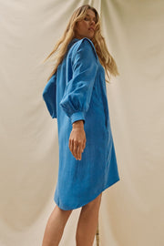 Bellah Carmela Dress | Blue Aster | Kjole fra Mos Mosh