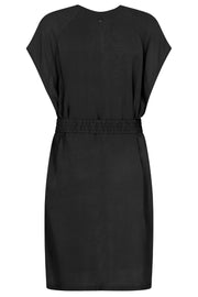 Ridley Twill Viscose Dress | Black | Kjole fra Mos Mosh