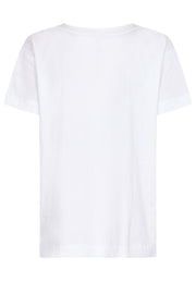 Bec O-SS Premium Tee | White | T-shirt fra Mos Mosh