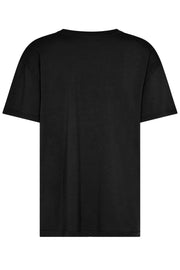 Marchella O-SS Tee | Black | T-shirt fra Mos Mosh