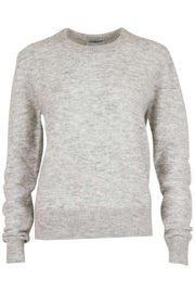 Dina knit | Light grey melange | Uld sweater fra Neo Noir