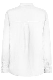 Karli Linen Shirt | White | Skjorte fra Mos Mosh