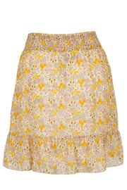 Bella Chiffon Skirt | Yellow | Nederdel fra NEO NOIR