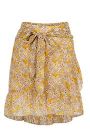 Bella Chiffon Skirt | Yellow | Nederdel fra NEO NOIR