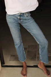 Ashley Twist Jeans | Light Blue | Jeans fra Mos Mosh