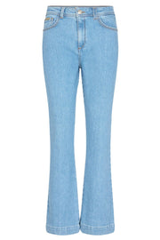 Jessica Kyoto Flare Jeans | Light Blue | Jeans fra Mos Mosh