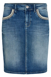 Vicky Sansa Skirt | Blue | Nederdel fra Mos Mosh