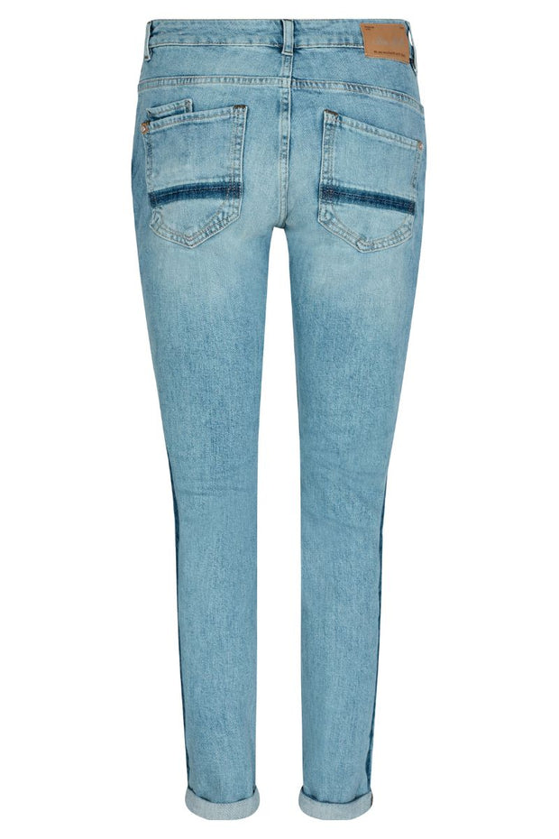 Bradford Patch Jeans | Light Blue | Jeans fra Mos Mosh