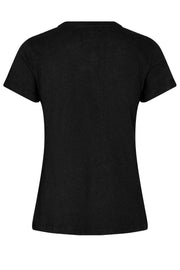 Rype SS Placket Tee | Black | T-shirt fra Mos Mosh