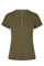 Rype SS Placket Tee | Olive Night | T-shirt fra Mos Mosh