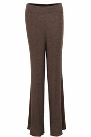 Aubrey Knit Pants | Beige Melange | Uld strik bukser fra Neo Noir