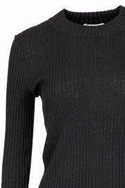 Sari Knit Blouse | Sort | Uld strik bluse fra Neo Noir