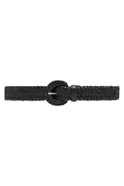 15244 Braided Belt | Black | Flettet bælte fra Depeche