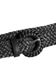 15244 Braided Belt | Black | Flettet bælte fra Depeche