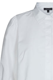 Oanna Skjorte | Hvid | 3/4 ærmet skjorte fra Liberte