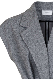 Tate waistcoat | Grey Melange | Lang vest fra Neo Noir