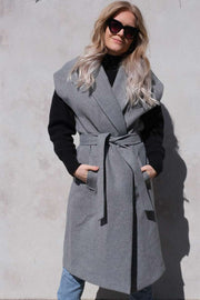 Tate waistcoat | Grey Melange | Lang vest fra Neo Noir