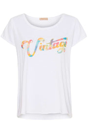 1535 | White Vintage | T-Shirt fra Marta du Chateau
