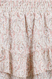 Line Flower Skirt | Off White | Nederdel fra Neo Noir