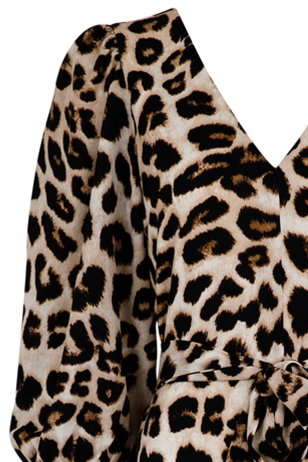 Manuelle Big Leo Dress | Leopard | Kjole print fra Noir Lisen.dk