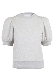 Baya Sweat Tee | Light Grey Melange | T-shirt fra Neo Noir