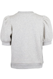 Baya Sweat Tee | Light Grey Melange | T-shirt fra Neo Noir