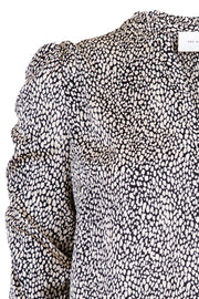 Lesley Stone Blouse | Black | Bluse med print fra Neo Noir