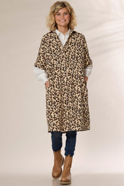 Berta Shirt Dress | Leopard | Kjole med dyreprint fra Prepair
