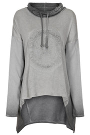 Sweatshirt | Medium Grey | Sweatshirt fra Marta du Chateau