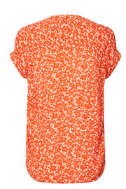 Heather Shirt | Orange | Skjorte fra LOLLYS LAUNDRY