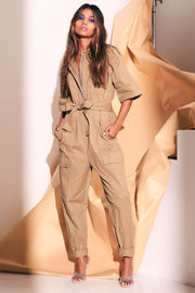 Inda Cargo Suit | Walnut | Bukser fra Co'couture