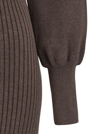 Sybil Midi Dress Knit | Shopping Bag Melange | Kjole fra Soft Rebels