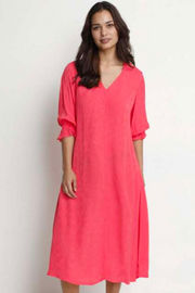 Cinne Midi Dress l Paradise Pink l Kjole fra Culture