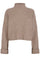 Row Box Crop Knit | Champagne | Strik fra Co'couture